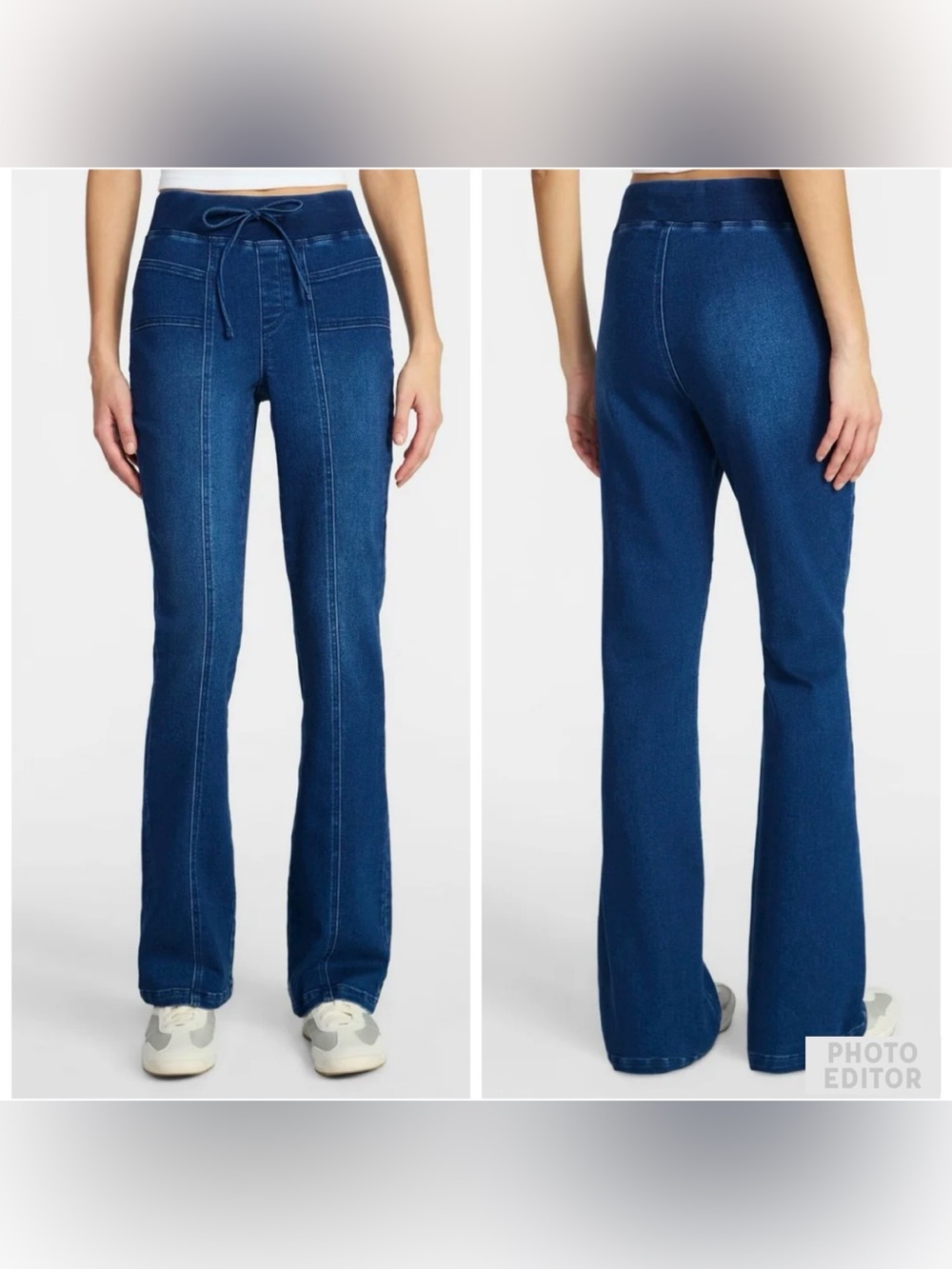 No Boundaries Navy Blue Pull-on Bootcut Mid Rise Jeans in XS(0-2) 
NWT